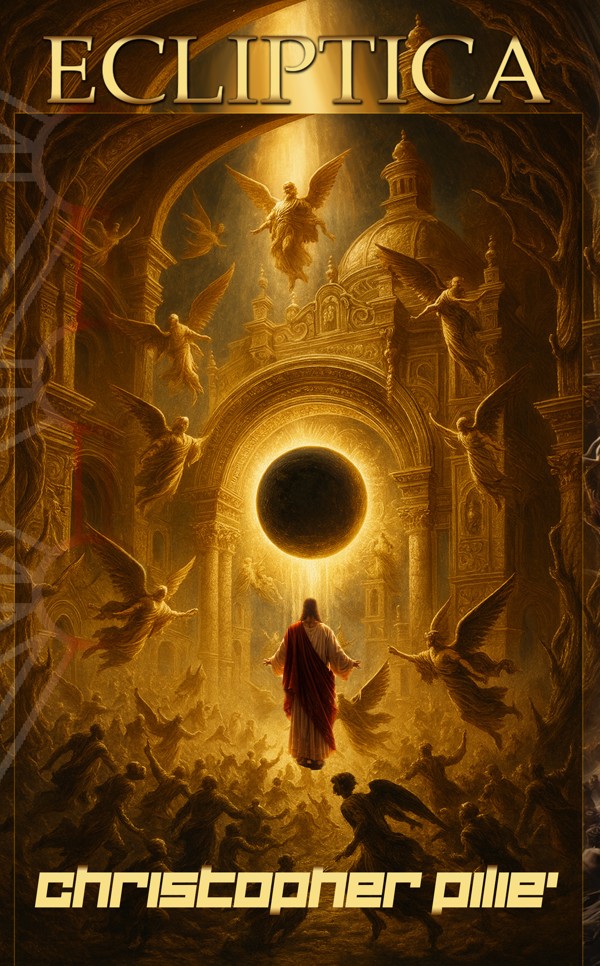 Ecliptica book cover by Christopher M. Pilie